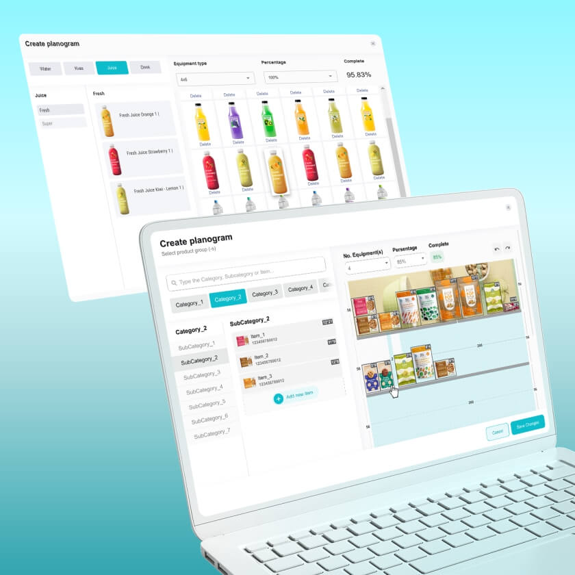 Какие бывают типы планограмм в Goods Checker