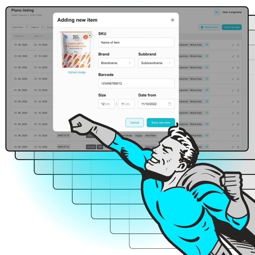 Creating planograms with Plano Creator