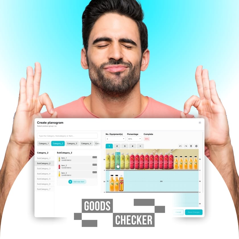 GoodsChecker is a solution for shelf monitoring